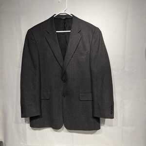 Jos. A Bank Travelers Collection Men's Sz 46R‎ Gray Suit Jacket Wool 100% Preppy